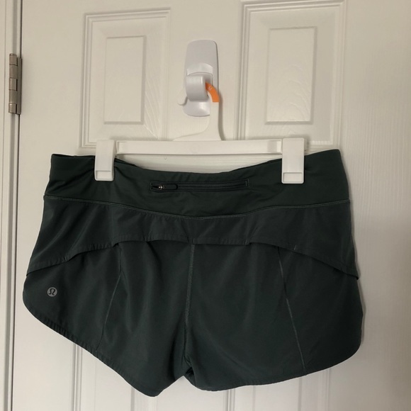 Green Lululemon shorts - Picture 2 of 2